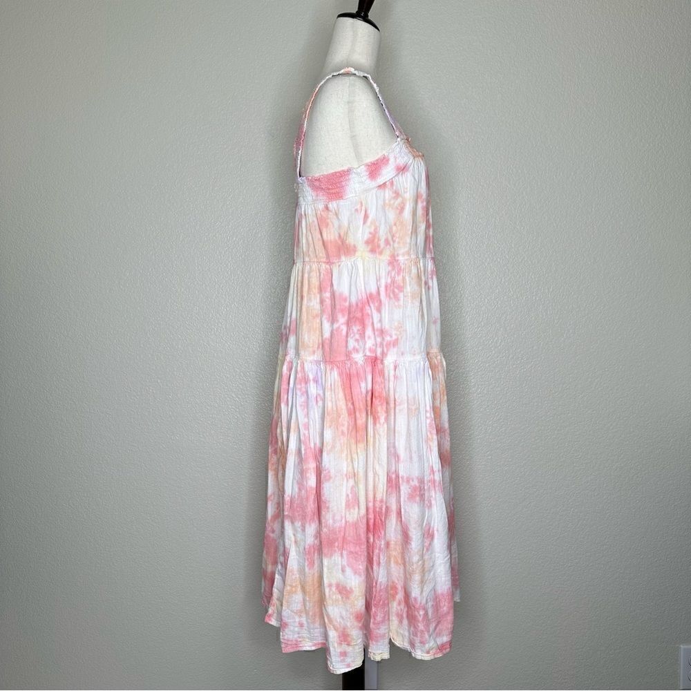 NWOT Old Navy Boho Tie Dye Tiered Summer Midi Dress, Sz Medium - Picture 4 of 11